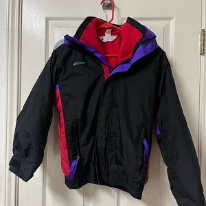 Vintage Columbia Ski Kids Jacket Size 12/14 Double Jacket #078